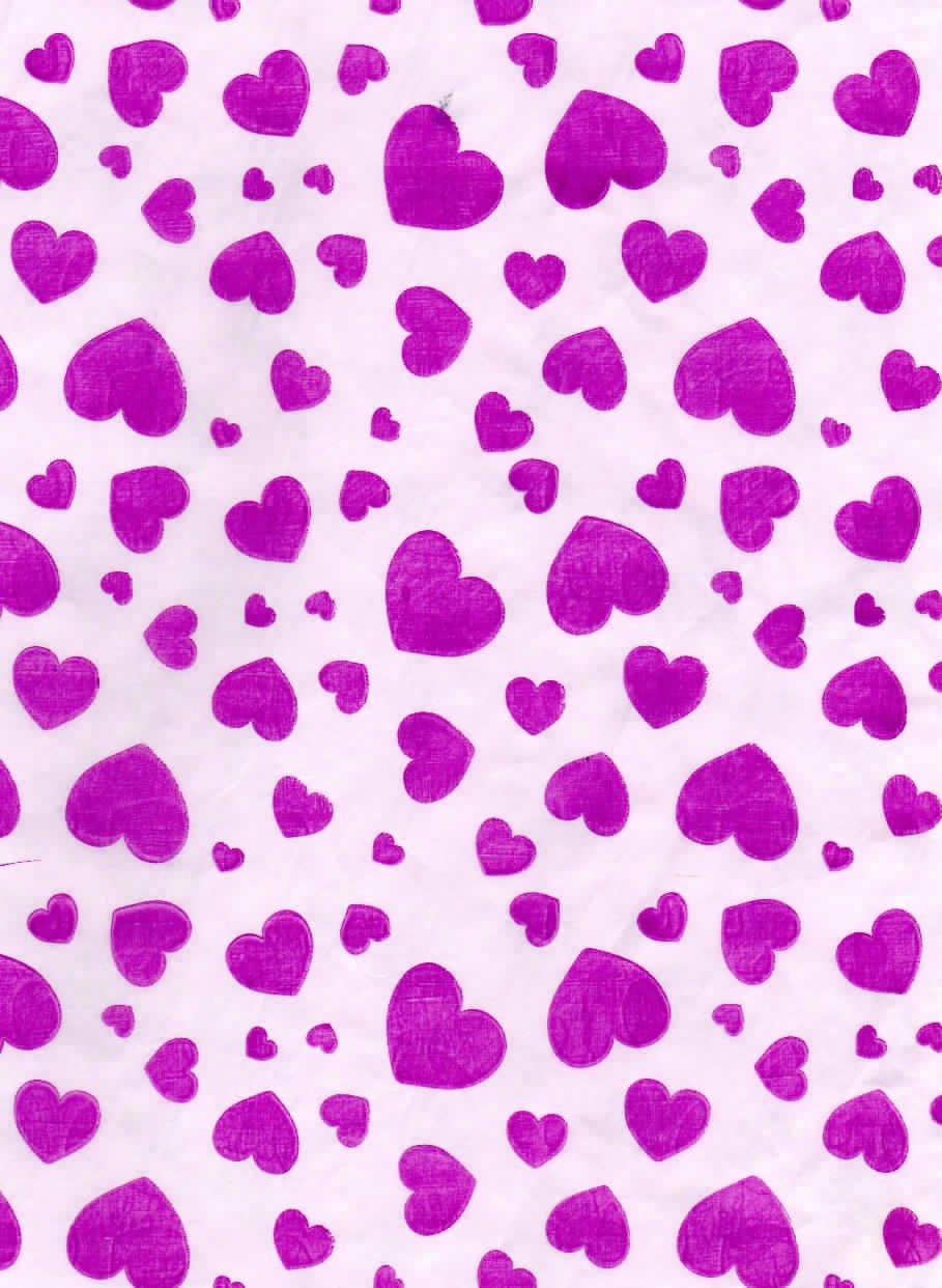 Corazones Violeta Fondo Rosado