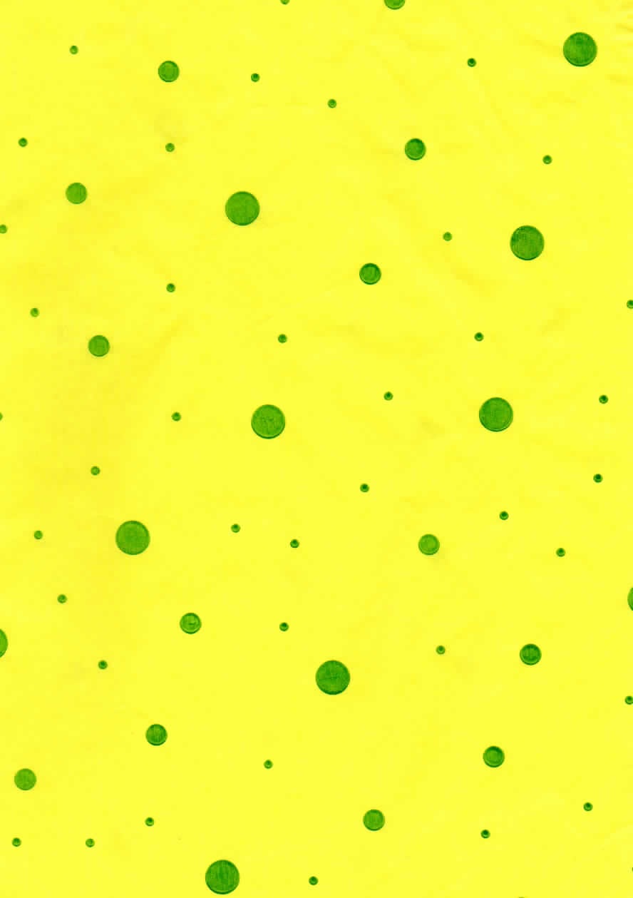 Pepas Verdes Fondo Amarillo