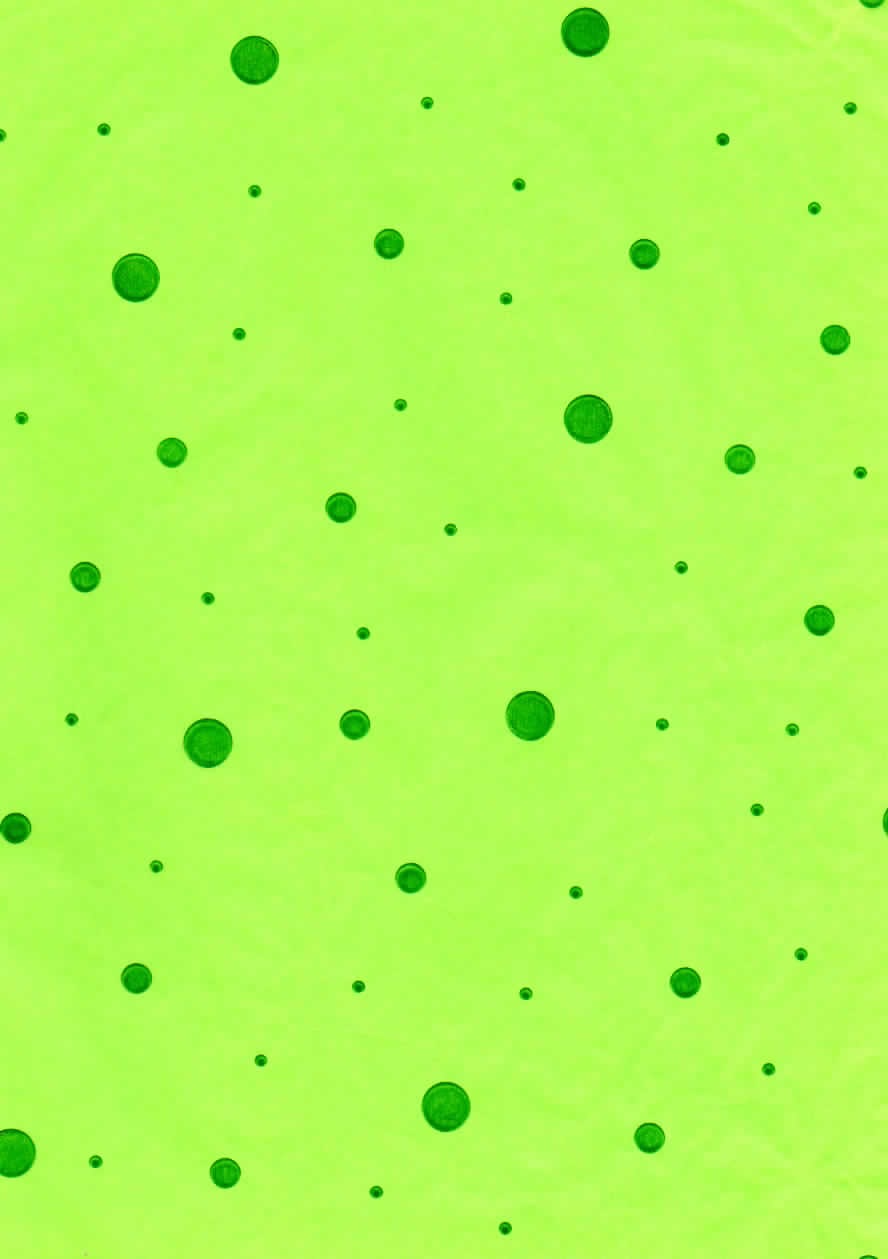 Pepas Verdes Fondo Verde Manzana